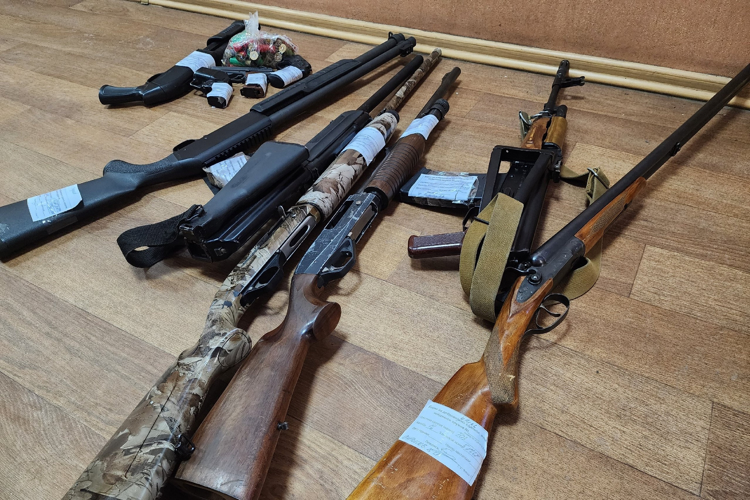 В Московском районе сотрудники Росгвардии провели профилактический рейд по контролю за оборотом гражданского оружия