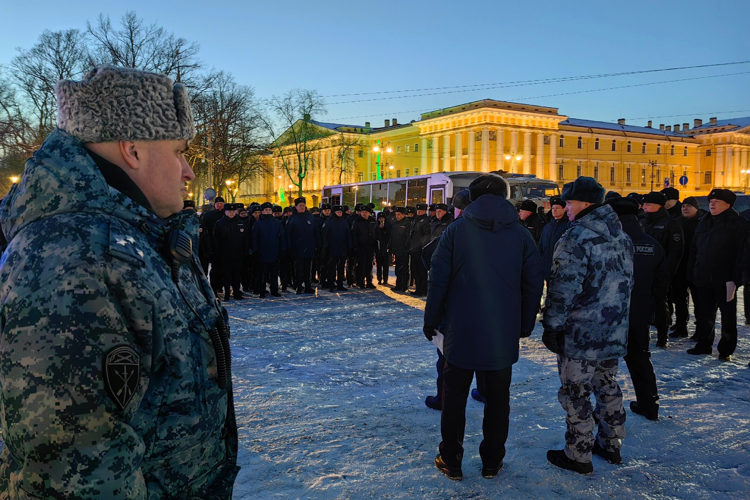 В Северной столице подразделения Росгвардии обеспечили правопорядок в новогоднюю ночь