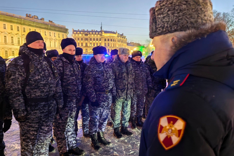 В Северной столице подразделения Росгвардии обеспечили правопорядок в новогоднюю ночь