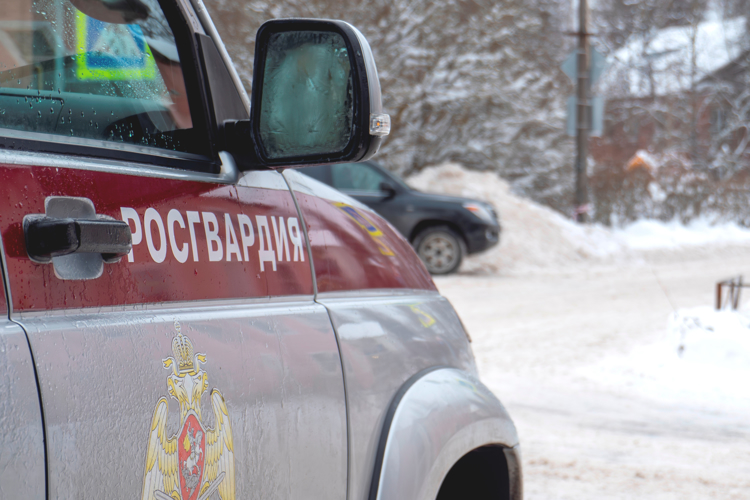 В Московском районе наряд Росгвардии, обнаружив возгорание в жилом доме, вызвал на место специальные службы