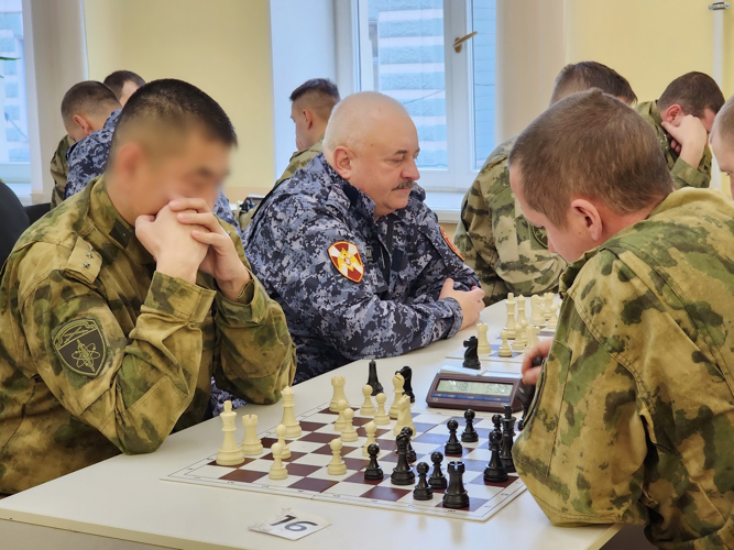 Команда ГУ Росгвардии стала победителем чемпионата Северо-Западного округа ВНГ России по шахматам
