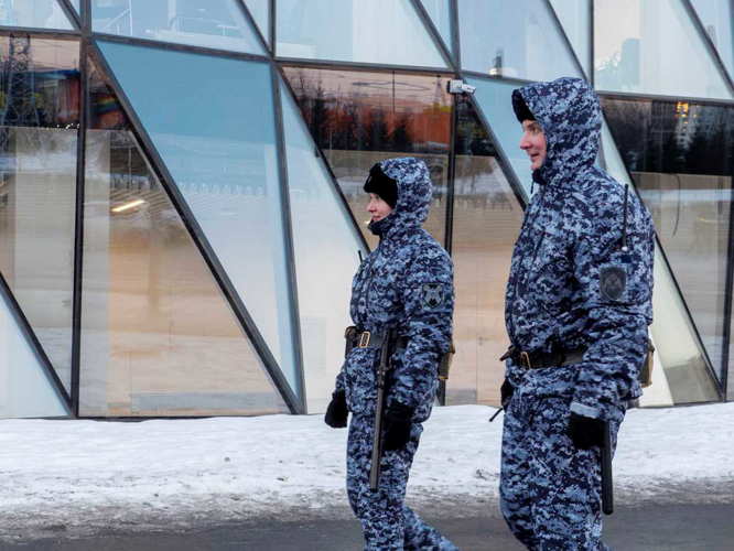 Сотрудники Росгвардии обеспечили правопорядок при проведении хоккейного матча регулярного чемпионата КХЛ