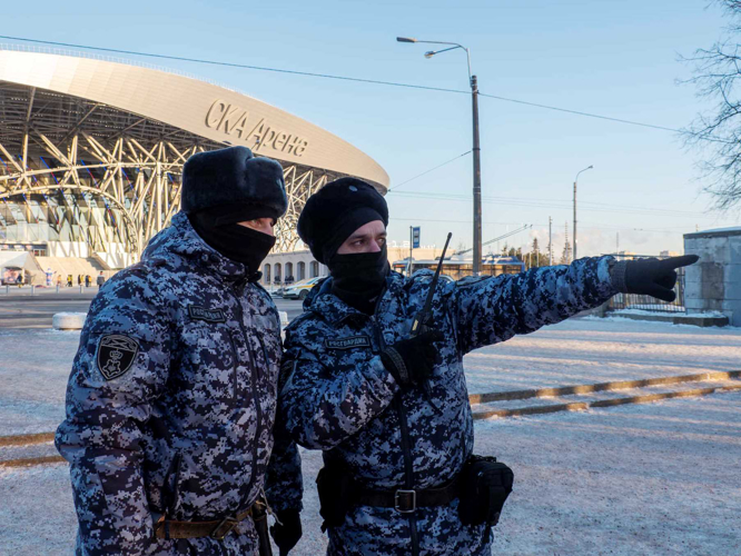 Сотрудники Росгвардии обеспечили правопорядок при проведении хоккейного матча регулярного чемпионата КХЛ