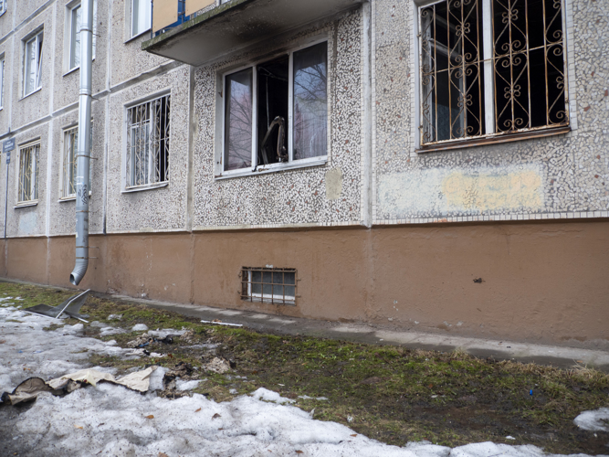 В Московском районе сотрудники Росгвардии приняли участие в эвакуации жильцов дома, в котором произошел пожар