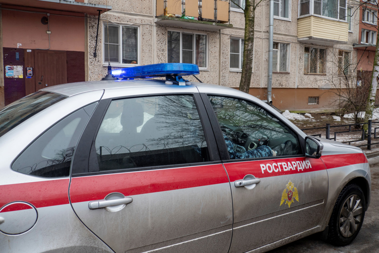 В Московском районе сотрудники Росгвардии приняли участие в эвакуации жильцов дома, в котором произошел пожар