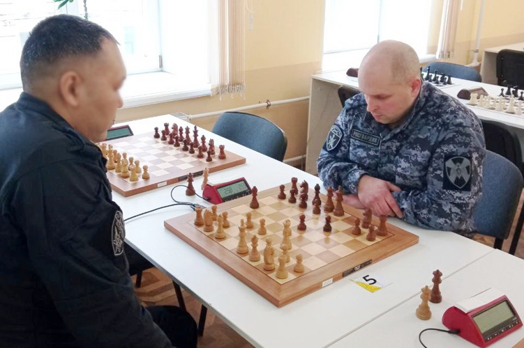 В Главном управлении Росгвардии прошёл чемпионат по шахматам