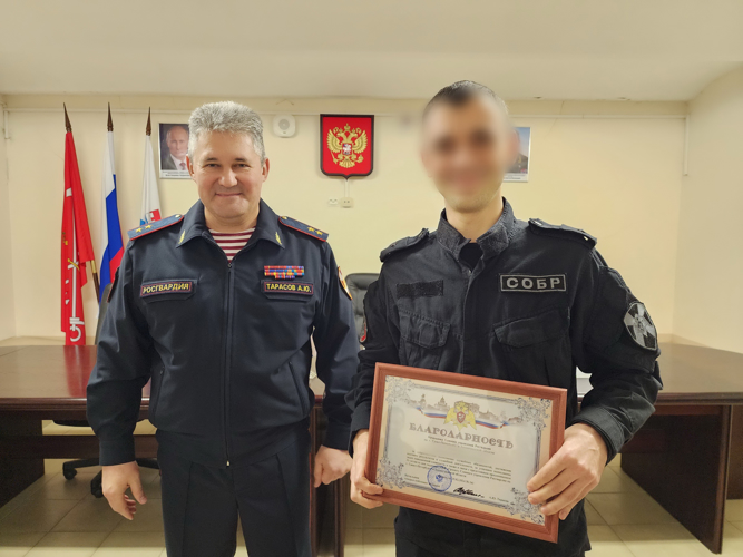 В СОБР «Гранит» ГУ Росгвардии состоялось торжественное собрание, посвященное дню образования отряда