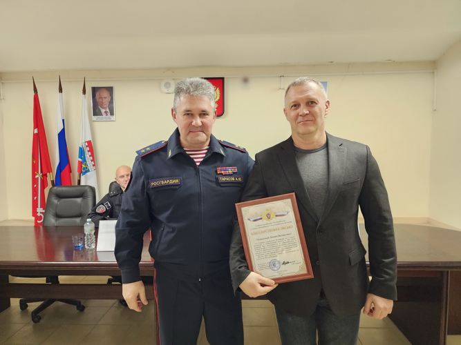 В СОБР «Гранит» ГУ Росгвардии состоялось торжественное собрание, посвященное дню образования отряда