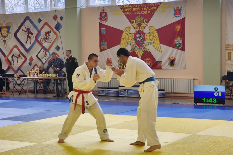 Команда ГУ Росгвардии заняла 2 место на чемпионате Северо-Западного округа ВНГ России по дзюдо