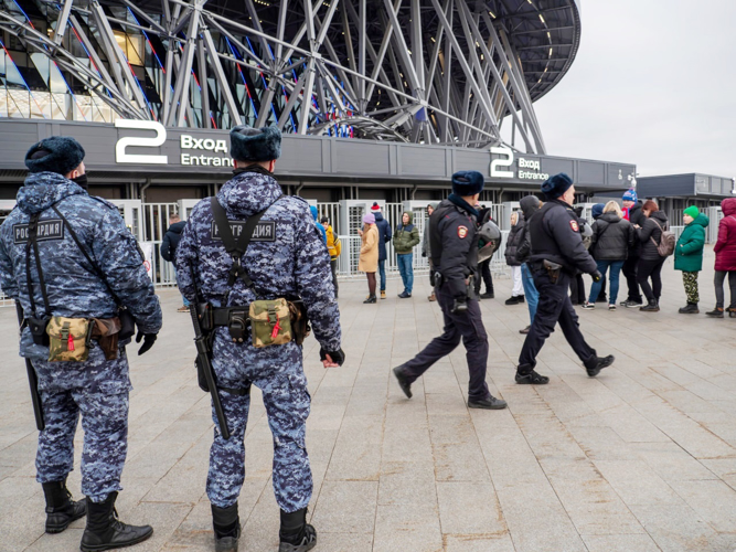 Сотрудники Росгвардии обеспечили правопорядок при проведении хоккейного матча