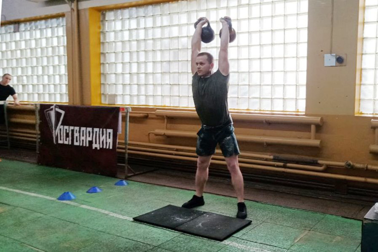 Команда ГУ Росгвардии заняла 1 место на соревнованиях среди сотрудников и военнослужащих Росгвардии общества "Динамо" по гиревому спорту
