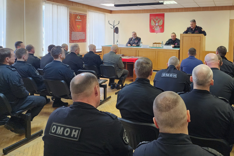 В Санкт-Петербурге ОМОН «Балтика» (на транспорте) отметил 31-ю годовщину со дня образования отряда