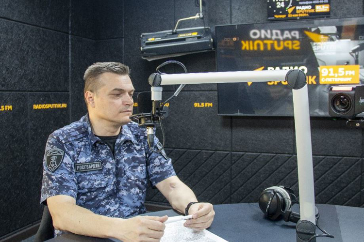 Управление вневедомственной охраны в эфире "Радио Sputnik - Санкт-Петербург". 23 мая 