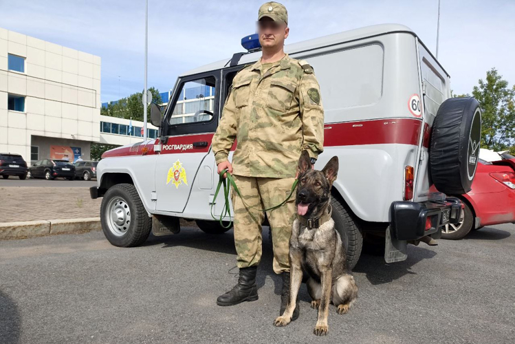 В Санкт-Петербурге сотрудники и военнослужащие Росгвардии заняли призовые места в соревнованиях специалистов-кинологов