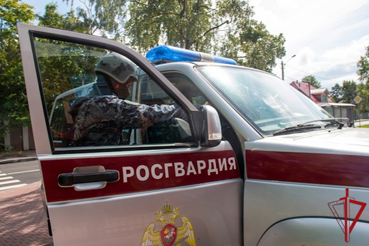 В Кировском районе сотрудники Росгвардии задержали правонарушителя, напавшего с ножом на трех мужчин