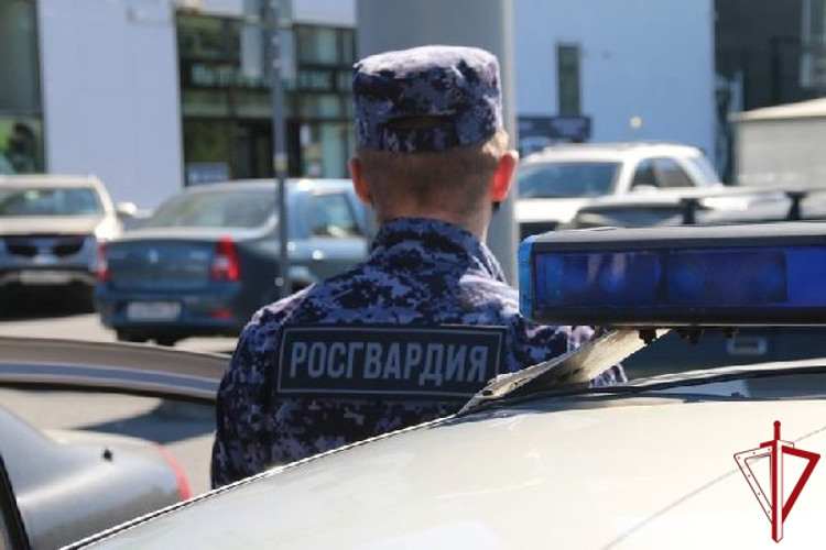 В Выборгском районе сотрудники Росгвардии и полиции задержали гражданина, проникшего в закрытый на ночь магазин