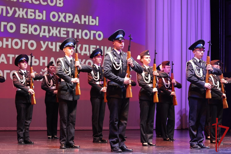 В Санкт-Петербурге кадеты Росгвардии приняли участие в итоговом смотре-конкурсе «Виват, кадет!»
