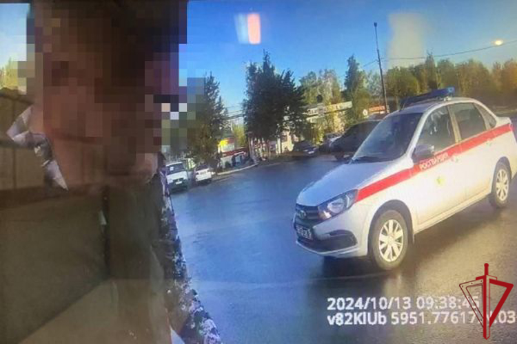 В Невском районе сотрудники вневедомственной охраны задержали нетрезвого хулигана, избившего водителя скорой помощи