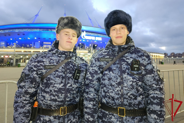 В Санкт-Петербурге личный состав Росгвардии обеспечил правопорядок во время финала Кубка Медиалиги