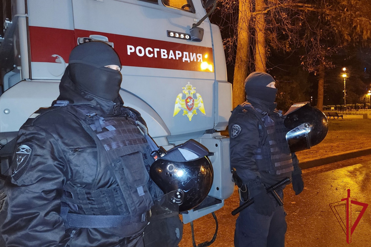 В Санкт-Петербурге личный состав Росгвардии обеспечил правопорядок во время финала Кубка Медиалиги