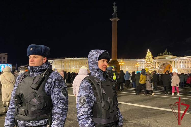 Подразделения Росгвардии обеспечили правопорядок в новогоднюю ночь