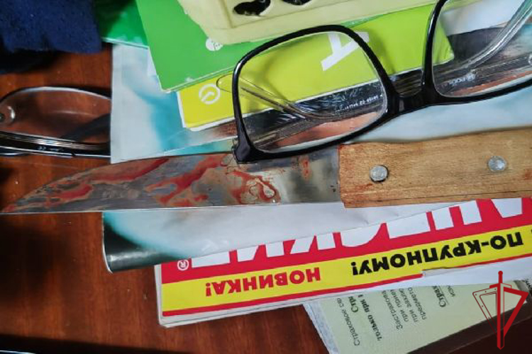 В Красногвардейском районе наряд Росгвардии задержал 75-летнего местного жителя, ранившего ножом сына