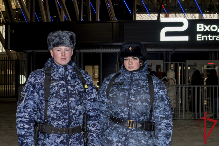 Подразделения Росгвардии обеспечили правопорядок при проведении хоккейного матча «СКА» - «Локомотив»