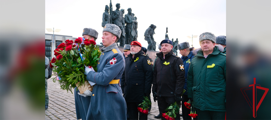 Память погибших защитников Ленинграда почтил заместитель директора Росгвардии