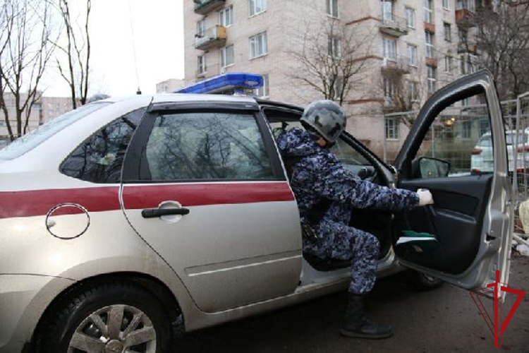 В Ломоносове наряд Росгвардии задержал гражданку, угрожавшую ножом случайной прохожей