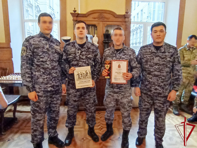 Команда Главного управления Росгвардии заняла 3 место на чемпионате Северо-Западного округа ВНГ РФ по шахматам