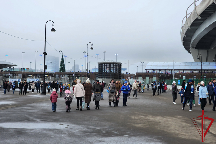 В Санкт-Петербурге подразделения Росгвардии обеспечили правопорядок во время футбольного матча «Зенит» – «ЦСКА»
