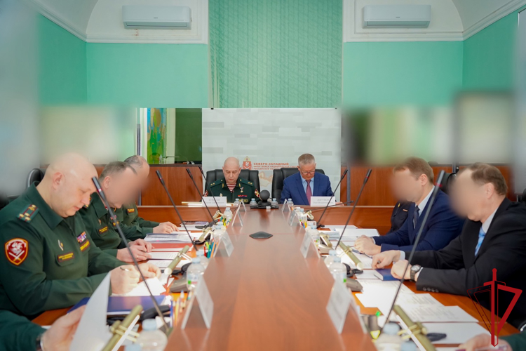 Начальник Главного управления Росгвардии принял участие в заседании оперативного штаба Северо-Западного округа ВНГ РФ