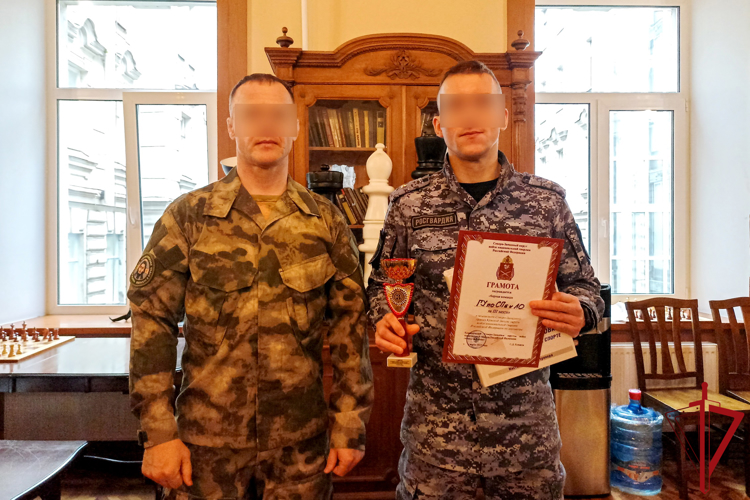 Команда Главного управления Росгвардии заняла 3 место на чемпионате Северо-Западного округа ВНГ РФ по шахматам