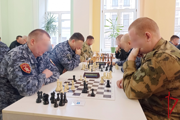 Команда Главного управления Росгвардии заняла 3 место на чемпионате Северо-Западного округа ВНГ РФ по шахматам