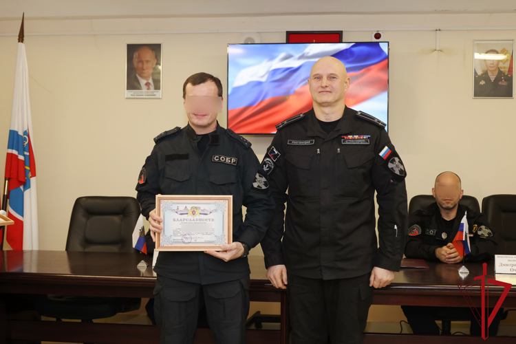 В Санкт-Петербурге поздравили СОБР «Гранит» Росгвардии с 32-летием со дня образования