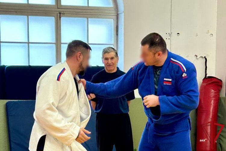 Мастер-класс по технике дзюдо проведён для команды Главного управления Росгвардии