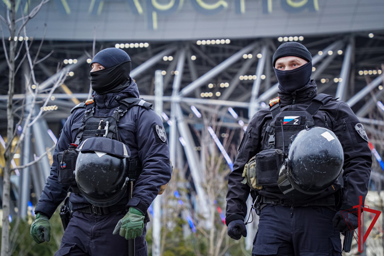 Подразделения Росгвардии обеспечили правопорядок при проведении хоккейного матча «СКА» - «Динамо»
