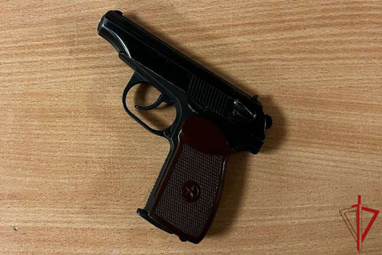 В Центральном районе сотрудники Росгвардии задержали двух граждан, направлявших пневматический пистолет на посетителей ТРК
