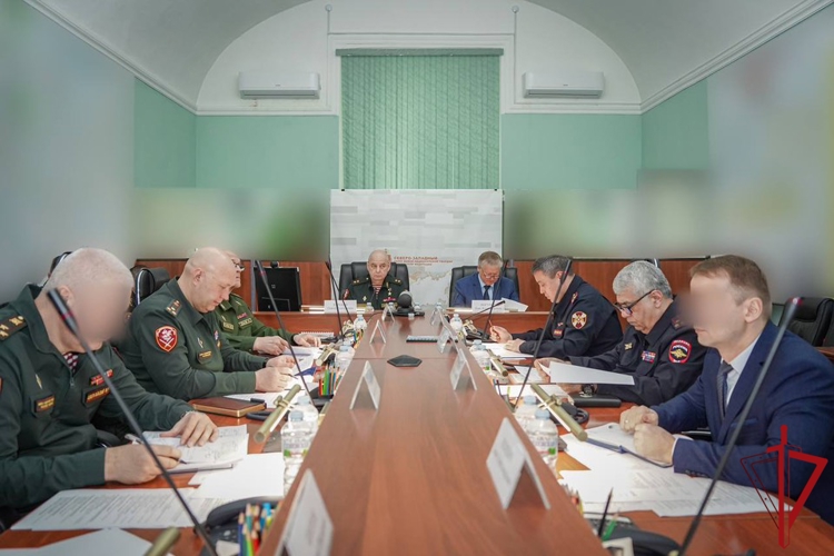 Начальник Главного управления Росгвардии принял участие в заседании оперативного штаба Северо-Западного округа ВНГ РФ