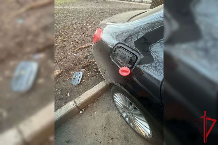 В Красногвардейском районе наряд Росгвардии задержал хулигана, повредившего иномарку 