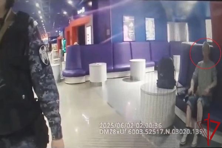 В Выборгском районе сотрудники Росгвардии задержали хулигана, повредившего проекционный экран в кинотеатре