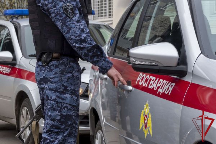 В Красногвардейском районе наряд Росгвардии задержал правонарушителя, размахивавшего пистолетом в отделении банка