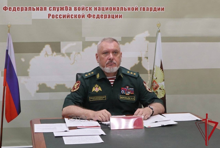 Врио начальника ГУ Росгвардии генерал-майор полиции Дмитрий Очеретяный принял участие в заседании Военного совета Северо-Западного округа ВНГ РФ