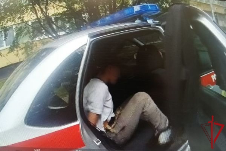 В Кировском районе наряд Росгвардии задержал нарушительницу общественного порядка, имевшую при себе пистолет