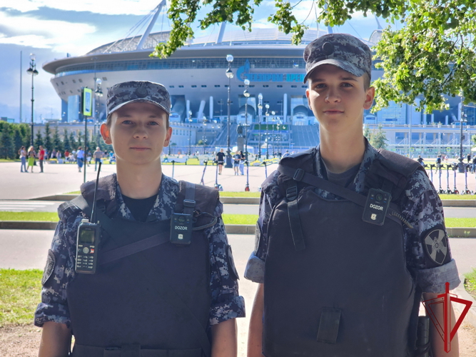 Подразделения Росгвардии обеспечили правопорядок во время футбольного матча «Зенит» – «Рубин»