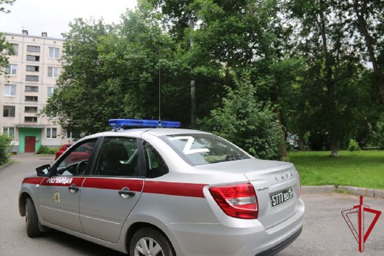 В Красногвардейском районе наряд Росгвардии задержал дебошира, угрожавшего расправой жильцам дома