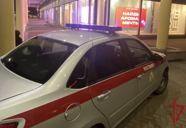 В Московском районе наряд вневедомственной охраны задержал хулиганов, разбивших витрину магазина