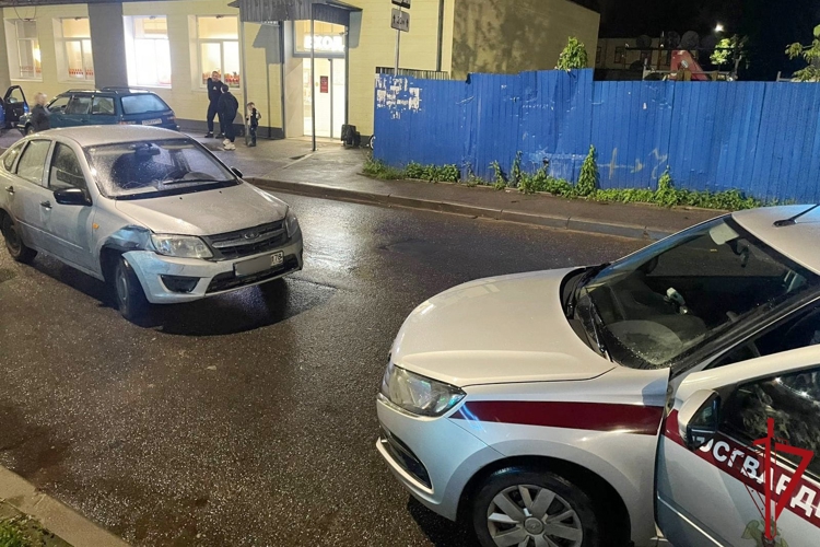 В Курортном районе сотрудники Росгвардии задержали нетрезвого водителя, скрывшегося с места ДТП