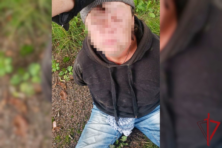 В Выборге наряд Росгвардии задержал гражданку, угрожавшую ножом женщине с ребёнком