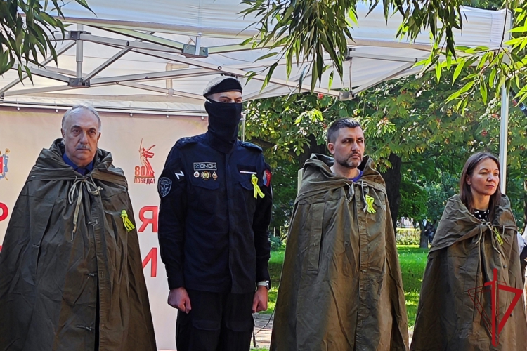 Сотрудник ОМОН «Бастион» принял участие в патриотическом мероприятии «Ленинградская Вахта Памяти»